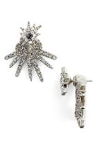 Women's Oscar De La Renta 'celestial Star' Crystal Ear Jackets