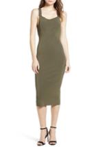 Women's Trouve Strappy Back Sweater Dress, Size - Green