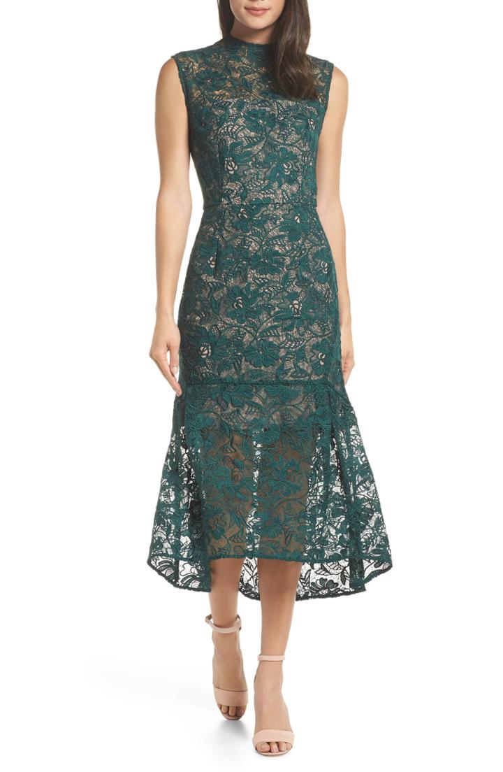 Women's Chelsea28 Lace Midi Dress - Green