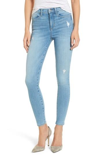 Women's Sp Black High Waist Distressed Skinny Jeans - Blue