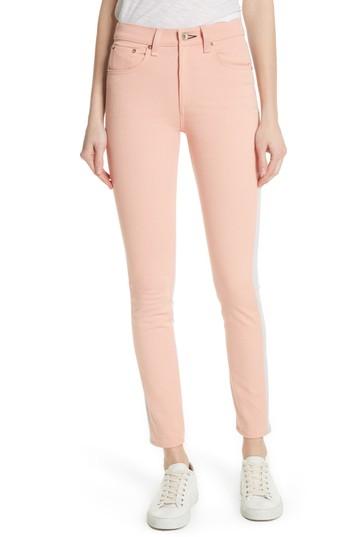 Women's Rag & Bone/jean High Waist Skinny Jeans - Coral
