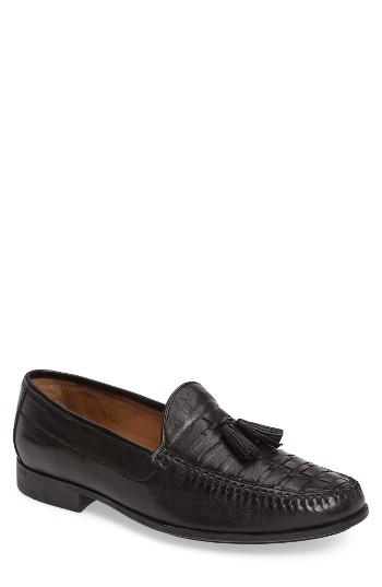 Men's Johnston & Murphy Cresswell Woven Tassel Loafer