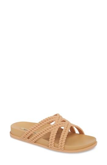 Women's Melissa Cosmic Salinas Slide Sandal M - Beige