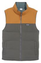 Men's Patagonia 'bivy' Reversible Down Fill Vest, Size - Grey