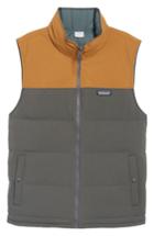 Men's Patagonia 'bivy' Reversible Down Fill Vest, Size - Grey