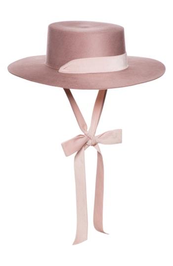 Women's Bijou Van Ness The Heiress Straw Bolero Hat - Pink