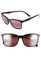 Men's Maui Jim Wild Coast 56mm Polarized Sunglasses - Black With Red/ Maui Rose