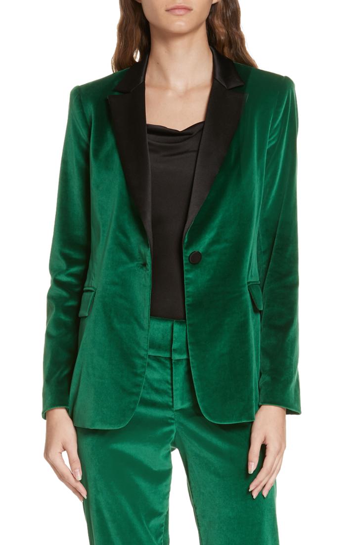 Women's Rachel Roy Collection Twill Shawl Collar Blazer