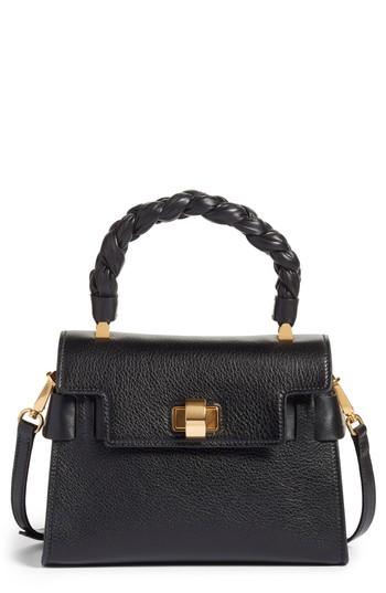 Miu Miu Madras Leather Top Handle Satchel - Pink