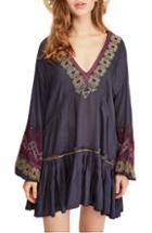 Women's Free People Wild One Embellished Dress - Black