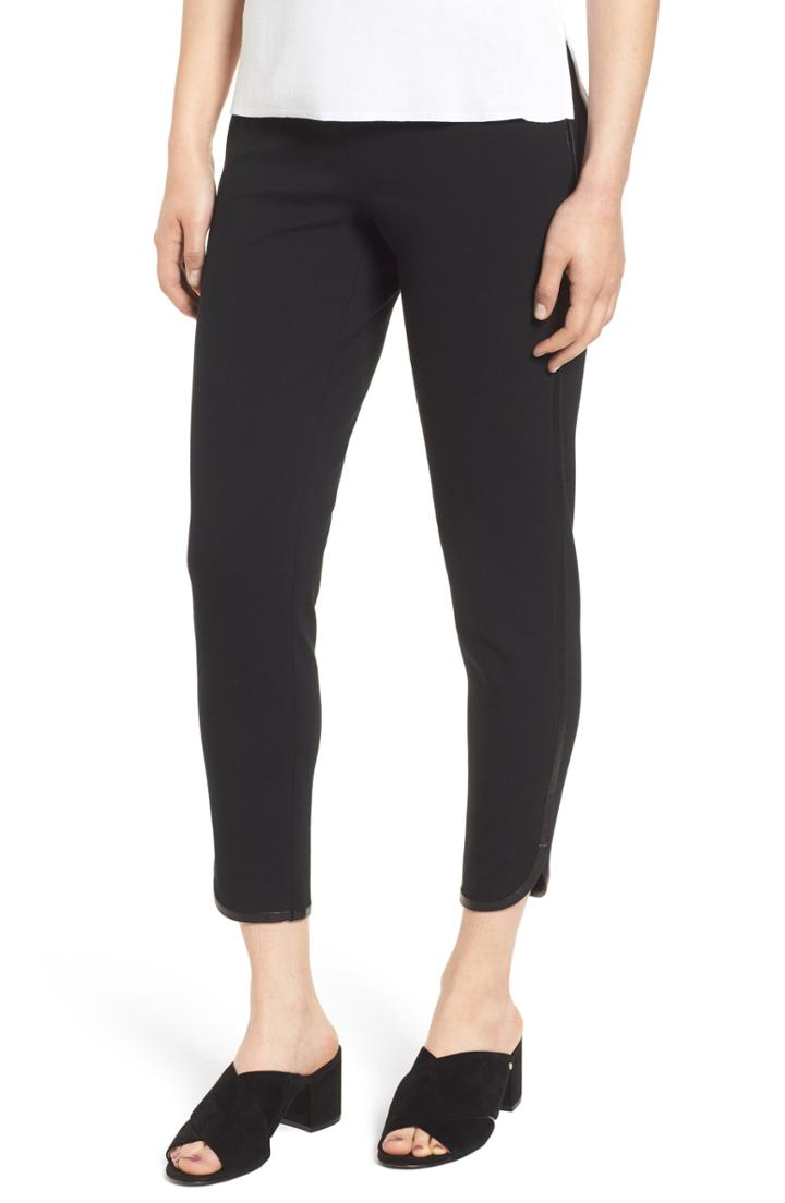 Women's Ming Wang Ponte Knit Crop Pants
