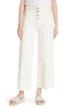 Women's Elizabeth And James Carmine Wide Leg Crop Jeans - Ivory