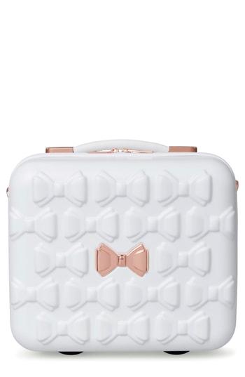 Ted Baker London Beau Hardshell Vanity Case, Size - White