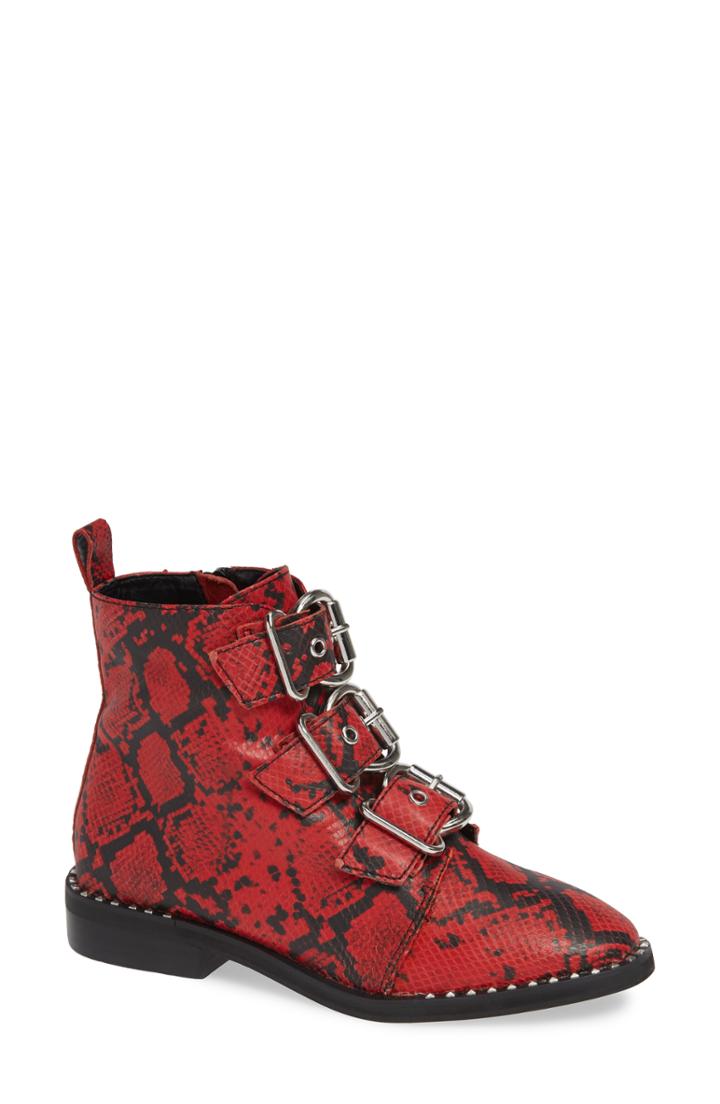 Women's Steve Madden Recharge Bootie M - Red