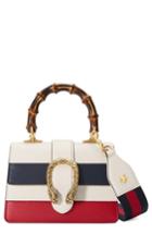 Gucci Mini Dionysus Leather Top Handle Satchel - White