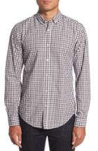 Men's Boss Hugo Boss Rikard Trim Fit Check Sport Shirt - Blue