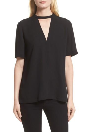 Women's A.l.c. Kai Silk Top - Black