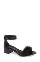 Women's Agl Tinsel Block Heel Sandal .5us / 39.5eu - Black