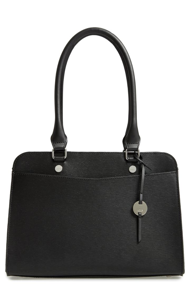 Lodis Los Angeles Babette Under Lock & Key Rfid Leather Satchel - Black