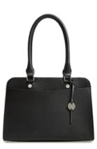 Lodis Los Angeles Babette Under Lock & Key Rfid Leather Satchel - Black