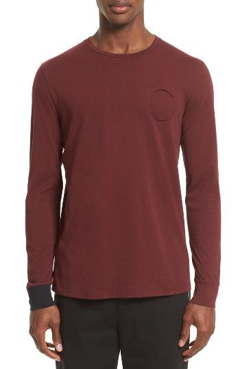 Men's 3.1 Phillip Lim Contrast Cuff T-shirt - Burgundy