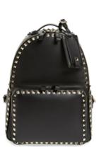 Valentino 'medium Rockstud' Leather Backpack -