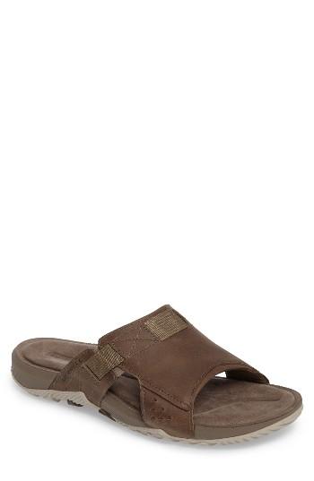 Men's Merrell Terrant Slide Sandal M - Beige