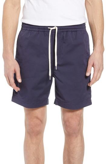 Men's J.crew Stretch Chino Dock Shorts, Size - Blue