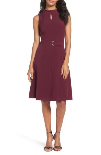 Women's Ellen Tracy Fit & Flare Dress - Red