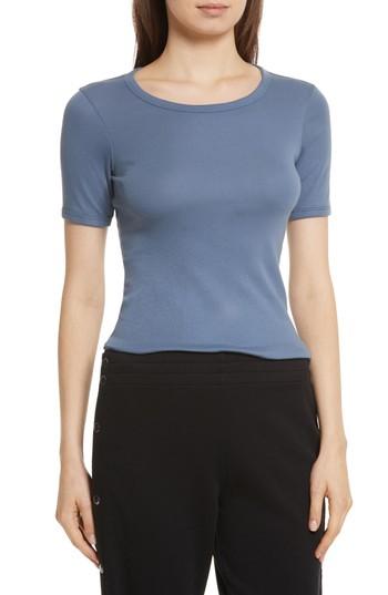 Women's Vince Solid Ringer Crewneck Tee - Blue