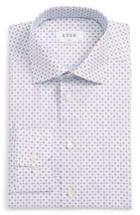 Men's Eton Slim Fit Floral Print Dress Shirt .5 - Blue