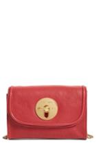 See By Chloe Mini Leather Crossbody Bag - Red