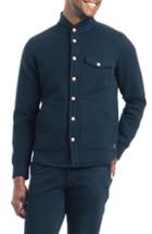 Men's Good Man Brand Twill Quilted Slim Fit Shirt Jacket - Blue
