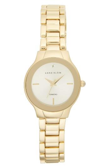 Women's Anne Klein Diamond Bracelet Watch, 28mm