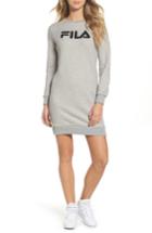 Women's Fila Courtney Sweatshirt Dress - Grey