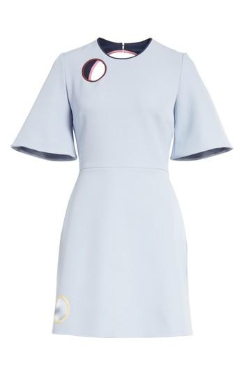 Women's Roksanda Layken Minidress Us / 12 Uk - Blue