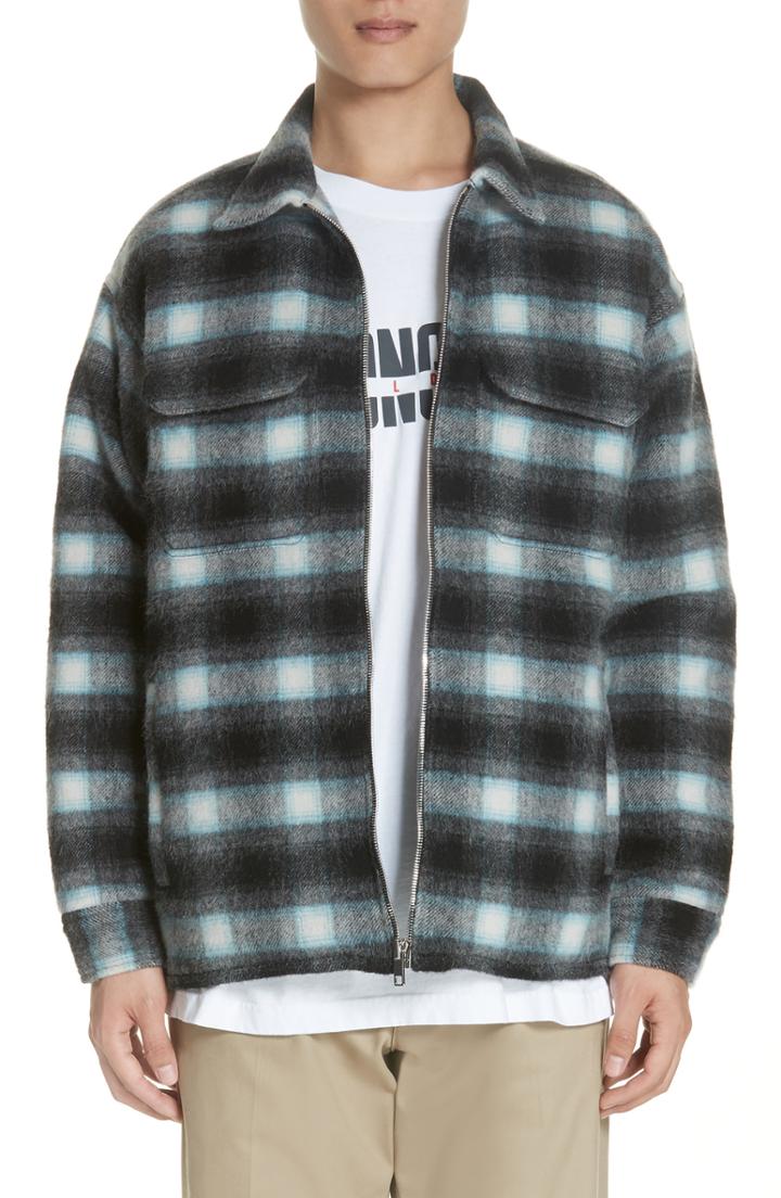 Men's Noon Goons Best Coast Plaid Shirt Jacket - Blue