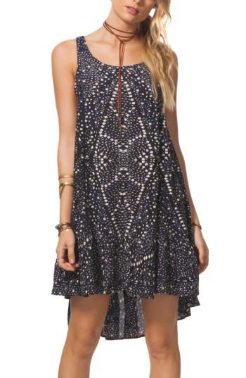 Women's Rip Curl Sun Shadow Print Swing Dress - Blue