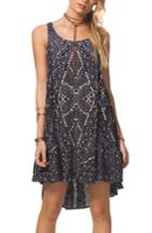 Women's Rip Curl Sun Shadow Print Swing Dress - Blue