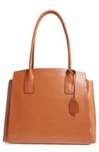 Lodis Zola Leather Tote - Brown