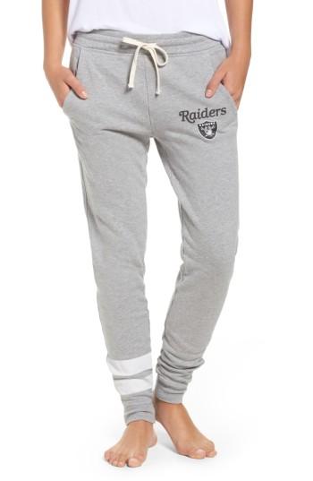 Women's Junk Food Nfl Oakland Raiders Sweatpants - Grey