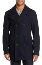 Men's Nordstrom Men's Shop Wool Blend Peacoat