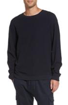 Men's Vince Waffle Knit Sweatshirt, Size - Blue
