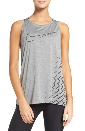 Women's Nike Breathe City Tank - Grey