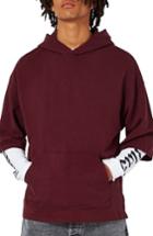 Men's Topman Oversize Short Sleeve Hoodie - Burgundy