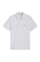 Men's Lacoste Slim Fit Stripe Cotton & Linen Sport Shirt