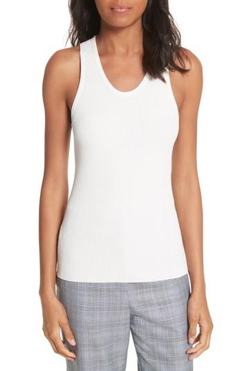 Women's Tibi Seamless Sweater Tank - Ivory