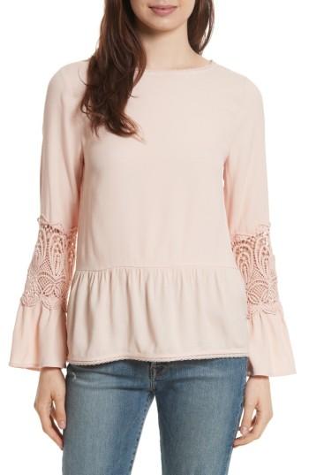 Women's Joie Emelda Bell Sleeve Blouse - Pink