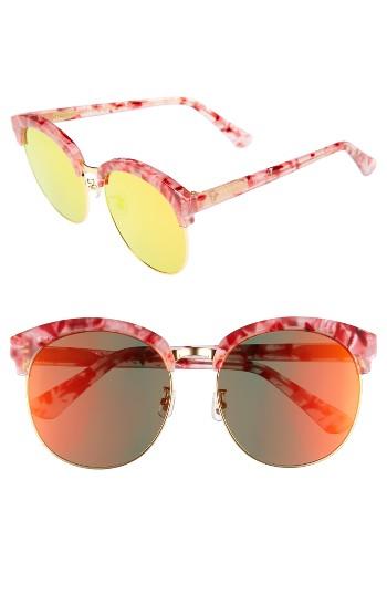Women's Gentle Monster Deborah 60mm Retro Sunglasses - Pink Mirror
