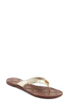 Women's Tory Burch Monroe Flip Flop .5 M - Yellow